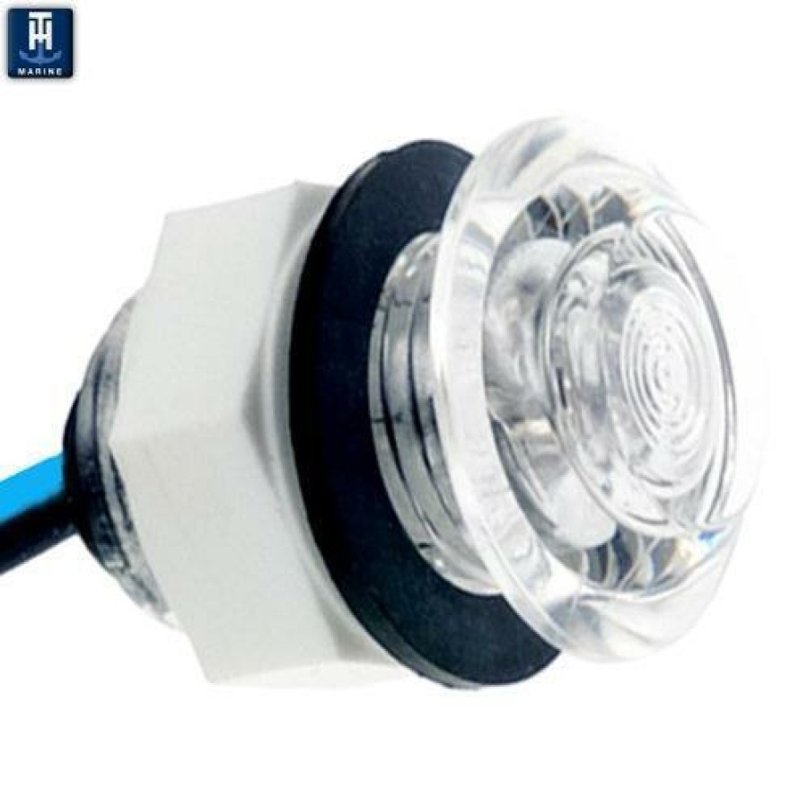 T-H Marine Led Mini Button Livewell Light Plumbing & Drains