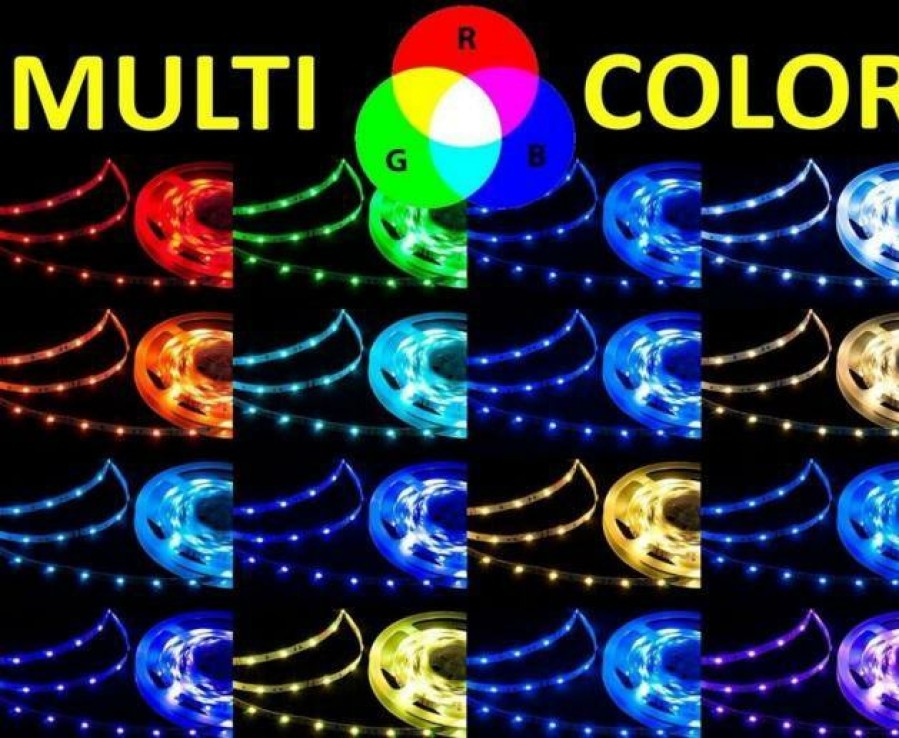 T-H Marine Led Flat Rope Lights Rgb Color Changing Led Lighting