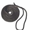 T-H Marine Black 1/2" X 25' Premium Double Braid Dock Line Trailer Essentials