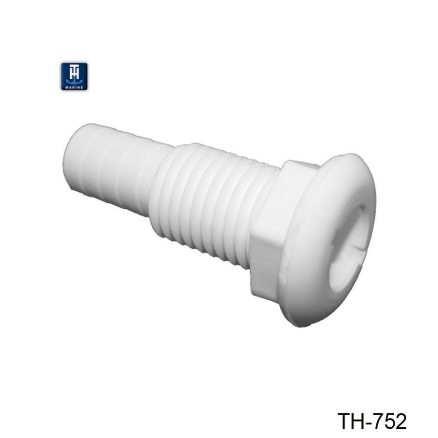 T-H Marine 3/4 Inch Straight Thru-Hull Fittings Plumbing & Drains