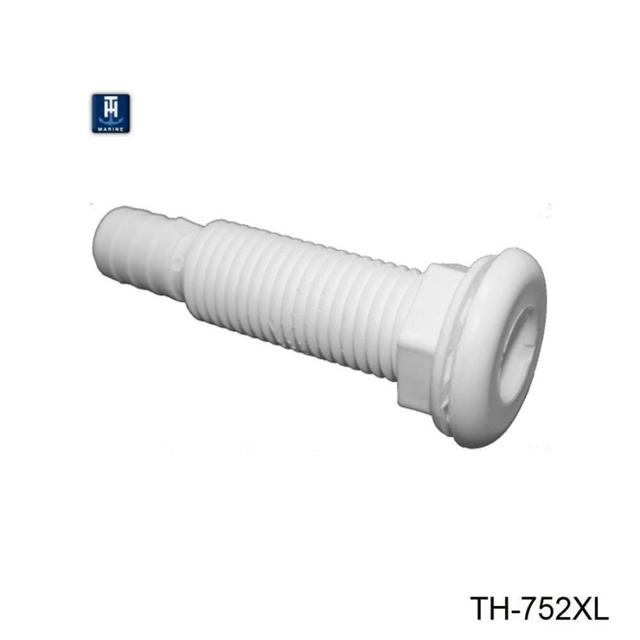 T-H Marine 3/4 Inch Straight Thru-Hull Fittings Plumbing & Drains