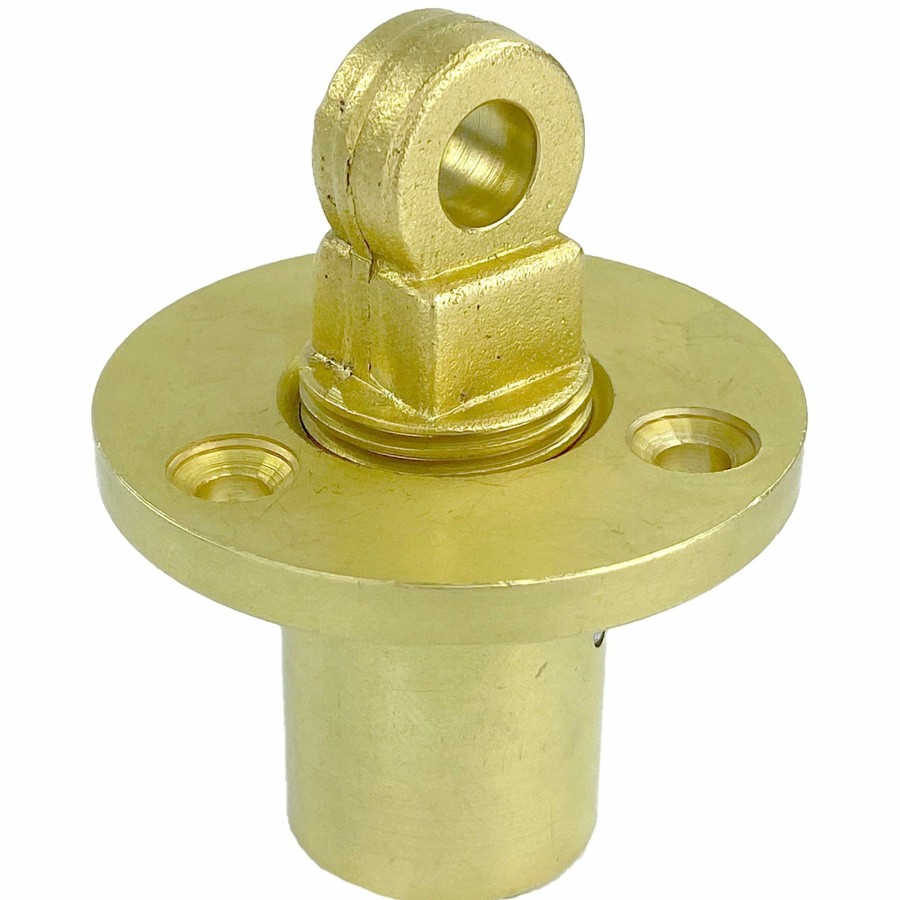 T-H Marine Drain Garboard With Easy Screw Plug - Brass Plumbing & Drains