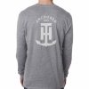 T-H Marine Gray T-H Anchored Long Sleeve Shirt Tees