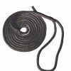 T-H Marine Black 3/8" X 25' Premium Double Braid Dock Line Trailer Essentials