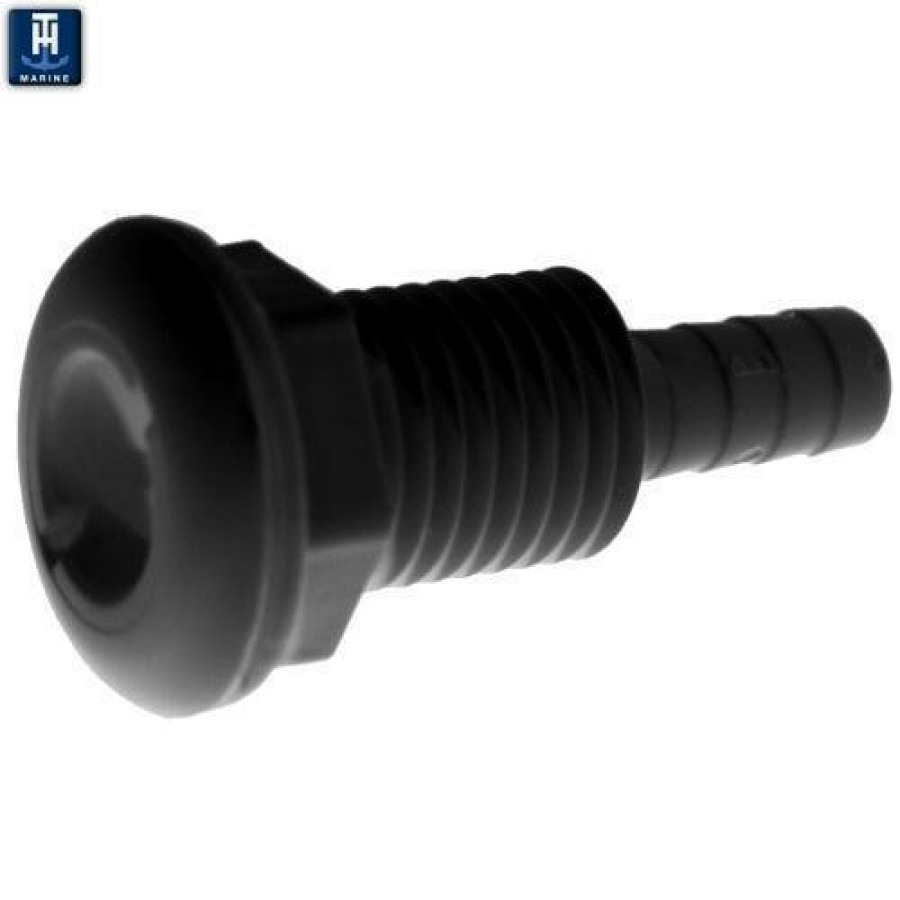 T-H Marine 1/2 Inch Straight Thru-Hull Fittings Plumbing & Drains