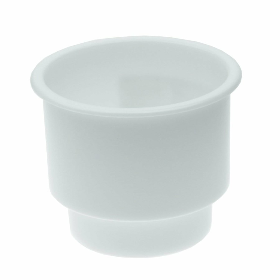 T-H Marine White Recessed Cup Holder Organization