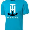 T-H Marine Neon Blue Short Sleeve Performance T-Shirt Tees