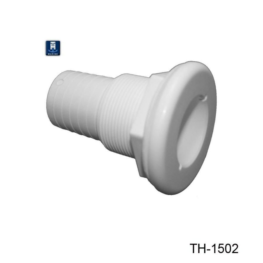 T-H Marine 1-1/2 Inch Straight Thru-Hull Fittings Plumbing & Drains