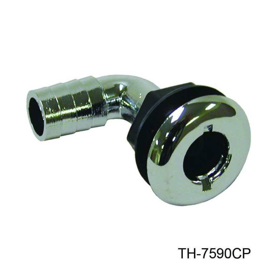 T-H Marine 3/4 Inch 90 Degree Thru-Hull Fittings Plumbing & Drains