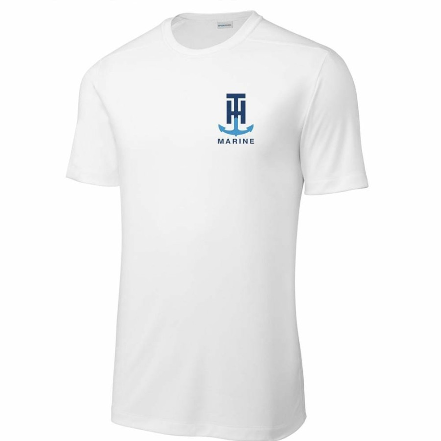 T-H Marine Blue Bass Short Sleeve Performance T-Shirt Tees