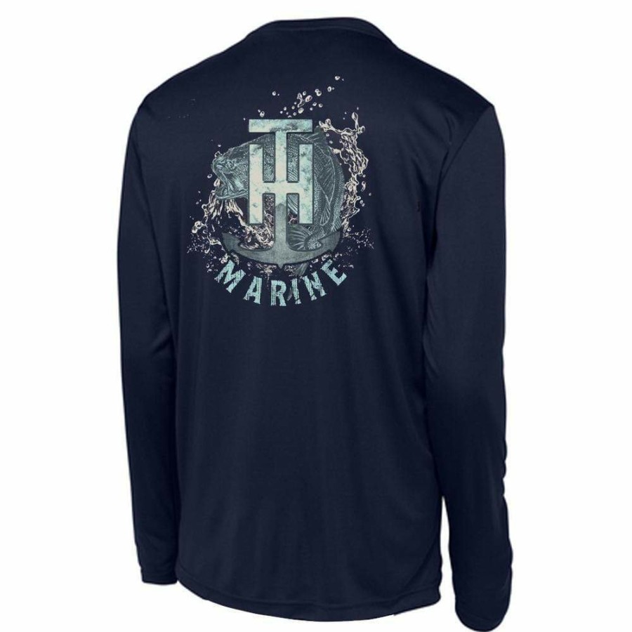 T-H Marine Bass Long Sleeve Performance T-Shirt Tees