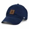 T-H Marine Unstructured Leather Patch Logo Hat Hats