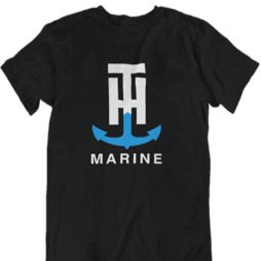 T-H Marine Black Logo T-Shirt Tees