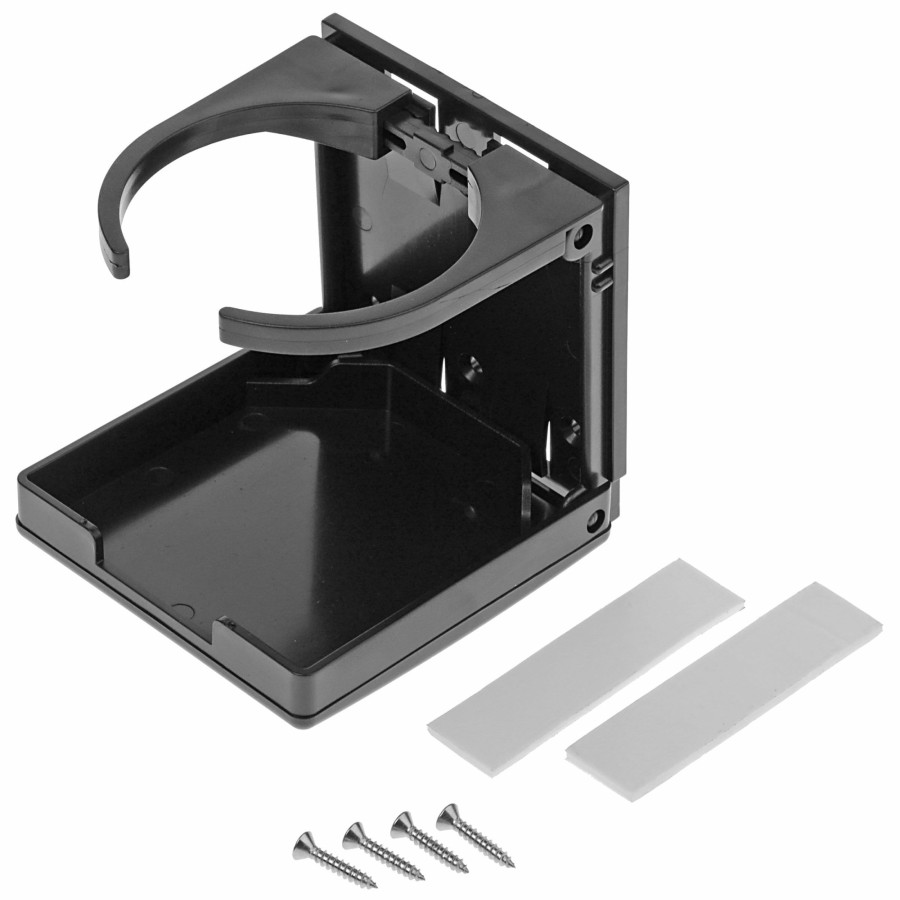 T-H Marine Black Adjustable Drink Holder Organization