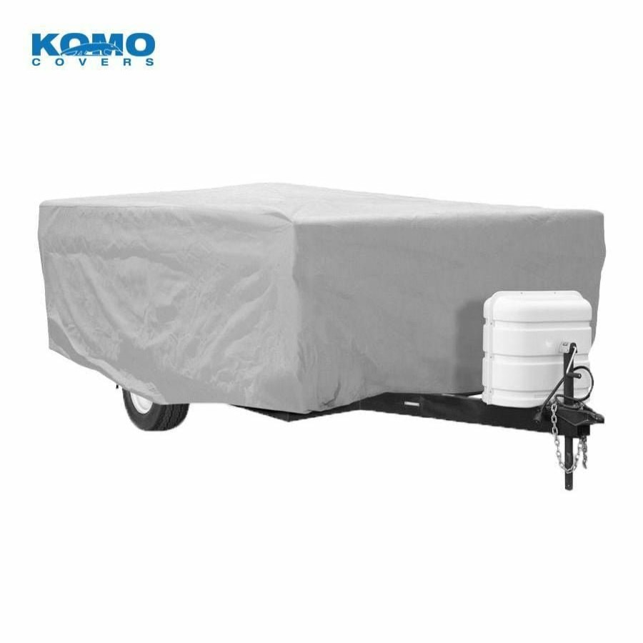 Komo Covers Pop Up Tent Trailer Camper Cover, Super-Duty (600D) Rv Essentials