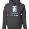 T-H Marine Charcoal Logo Hoodie Hoodies