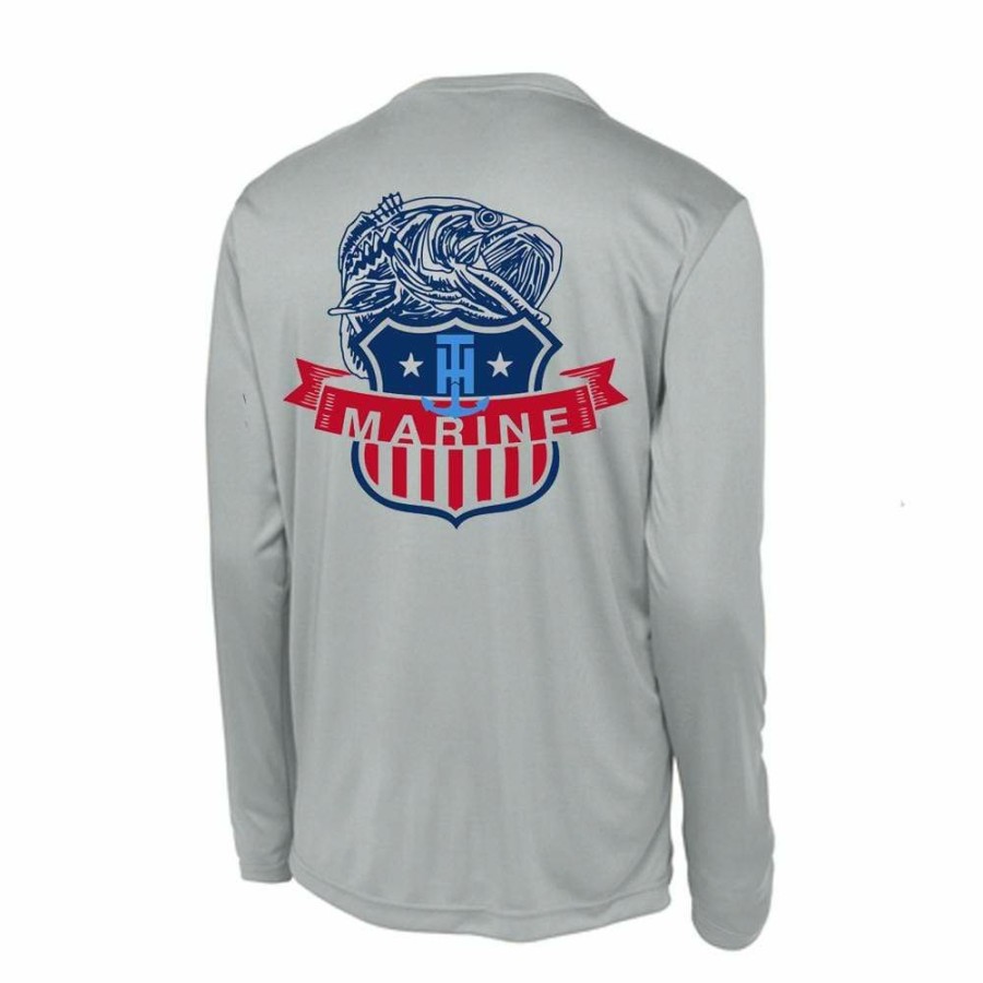 T-H Marine American Long Sleeve Performance T-Shirt Tees