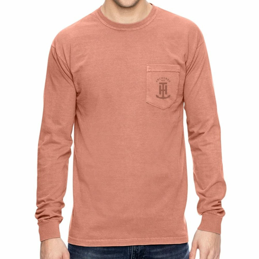 T-H Marine Orange Stay Anchored Long Sleeve Shirt Tees