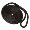 T-H Marine Black 3/8" X 15' Mfp Dock Line Boating Essentials